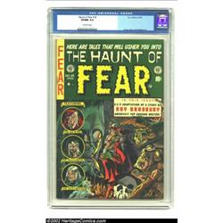 The Haunt of Fear #18 (EC, 1953) CGC VF/NM 9.0 Off-white pages. How did this Ingels cover escape "cl