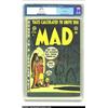 Image 1 : Mad #1 (EC, 1952) CGC VG+ 4.5 Slightly brittle pages. First issue featuring "Humor in a Jugular Vein