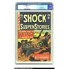 Image 1 : Shock SuspenStories #9 (EC, 1953) CGC NM 9.4 Off-white pages. The horrific cover is by Al Feldstein,