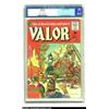 Image 1 : Valor #3 (EC, 1955) CGC VF+ 8.5 Off-white to white pages. Joe Orlando's cover is colored with a full