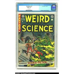 Weird Science #22 (EC, 1953) CGC 9.0 VF/NM off-white pages. Here is another one of those jam-packed.