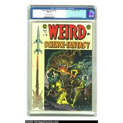 Weird Science-Fantasy #27 (EC, 1955) CGC NM 9.4 Off-white to white pages. Wally Wood's electrifying.