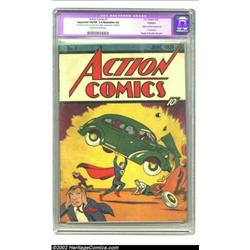Action Comics #1 (DC, 1938) CGC Apparent VG/FN 5.0 Extensive (A) Cream to off-white pages. An econom