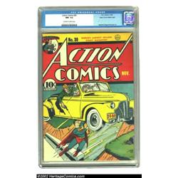 Action Comics #30 Mile High pedigree (DC, 1940) CGC NM- 9.2 Off-white to white pages. This is such a