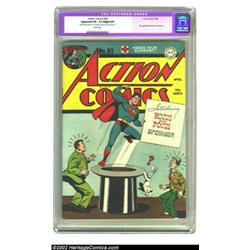 Action Comics #83 (DC, 1945) CGC Apparent VF- 7.5 Slight (P) White pages. Action Comics #83 contains