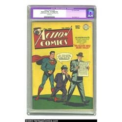 Action Comics #100 (DC, 1946) Apparent FN+ 6.5 Slight (A) Off-white pages. This issue has art by Mor