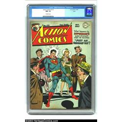 Action Comics #113 Ohio pedigree (DC, 1947) CGC NM- 9.2 White pages. This silly cover features the i