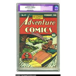 Adventure Comics #47 (DC, 1940) CGC Apparent FN- 5.5 Slight (P) Cream to off-white pages. Creig Fles