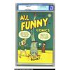 Image 1 : All Funny Comics #8 Mile High pedigree (DC, 1945) CGC VF/NM 9.0 White pages. This book is so fresh i