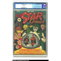 All Star Comics #8 (DC, 1941) CGC FN- 5.5 Off-white pages. Early All Star Comics issues are always j