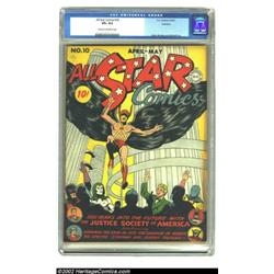All Star Comics #10 Rockford pedigree (DC, 1942) CGC VF+ 8.5 Cream to off-white pages. Flash and Gre
