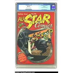 All Star Comics #20 Rockford pedigree (DC, 1944) CGC NM 9.4 Cream to off-white pages. Packed with gr