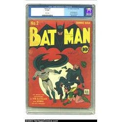 Batman #2 (DC, 1940) CGC GD 2.0 Brittle pages. Here is your chance to finally fill that long-standin