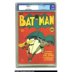 Batman #6 Twilight pedigree (DC, 1941) CGC VF/NM 9.0 Off-white pages. One of Jerry Robinson's most h