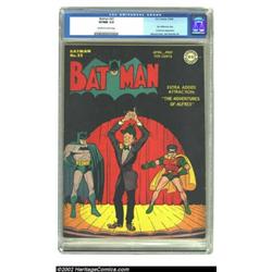 Batman #22 (DC, 1944) CGC VF/NM 9.0 Off-white to white pages. This is one absolutely amazing black c