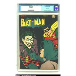 Batman #23 (DC, 1944) CGC VF+ 8.5 Off-white to white pages. Dick Sprang draws a bizarre cover of Bat