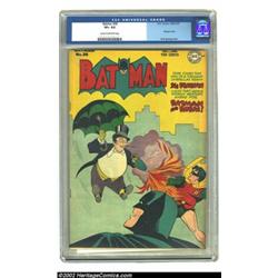 Batman #38 (DC, 1946) CGC VF+ 8.5 Cream to off-white pages. Dick Sprang's Penguin cover looks sharp.