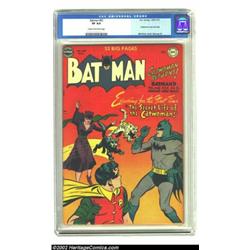 Batman #62 (DC, 1950) CGC VF 8.0 Cream to off-white pages. Catwoman figures prominently in this issu