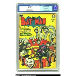 Batman #73 (DC, 1952) CGC VF- 7.5 Cream to off-white pages. The terrific Joker cover comes courtesy.