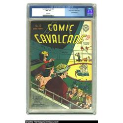 Comic Cavalcade #22 Mile High pedigree (DC, 1947) CGC FN+ 6.5 White pages. Another clean Mile High w