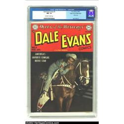 Dale Evans Comics #4 Mile High pedigree (DC, 1949) CGC NM- 9.2 Off-white to white pages. Westerns ma