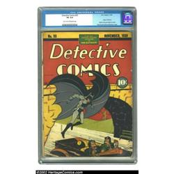 Detective Comics #33 (DC, 1939) CGC VG 4.0 Light tan to off-white pages. One of the "key" books in t