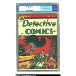 Detective Comics #45 (DC, 1940) CGC VF- 7.5 Off-white pages. The Joker makes his first appearance in