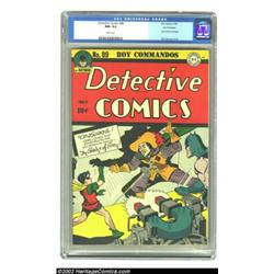 Detective Comics #89 San Francisco pedigree (DC, 1944) CGC NM- 9.2 White pages. Dick Sprang illustra