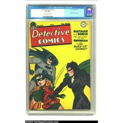 Detective Comics #122 (DC, 1947) CGC VF 8.0 Off-white to white pages. (DC, 1947). Bad kitty! Catwoma