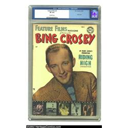 Feature Films #2 (DC, 1950) CGC VF 8.0 Off-white pages. Only a few copies of this issue have been ce
