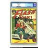Image 1 : Flash Comics #16 (DC, 1941) CGC FN+ 6.5 Off-white pages. These early Flash Comics are among the most
