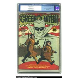 Green Lantern #4 (DC, 1942) CGC FN+ 6.5 Cream to off-white pages. Irv Hasen's cover has Green Lanter