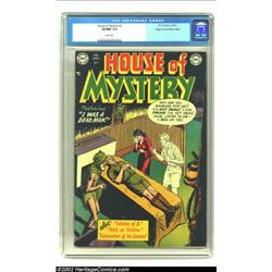 House of Mystery #2 Mile High pedigree (DC, 1952) CGC VF/NM 9.0 White pages. Gerber estimates this i