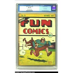 More Fun Comics #25 (DC, 1937) CGC FN- 5.5 Cream to off-white pages. This fabulous issue dated Octob