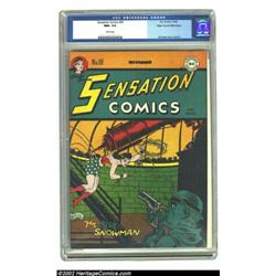 Sensation Comics #59 Mile High pedigree (DC, 1946) CGC NM+ 9.6 White pages. Wonder Woman deftly defl