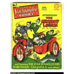 Star Spangled Comics #7 (DC, 1942) Condition: GD. With the origin and first appearances of Simon and