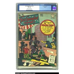 Star Spangled Comics #10 Rockford pedigree (DC, 1942) CGC VF+ 8.5 Off-white to white pages. The News