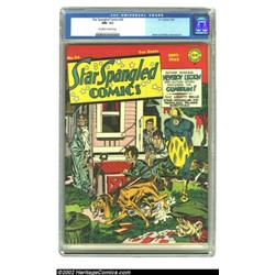 Star Spangled Comics #24 (DC, 1943) CGC NM- 9.2 Off-white to white pages. Simon and Kirby let this i