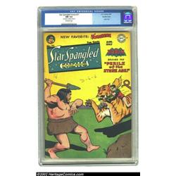 Star Spangled Comics #71 Double cover (DC, 1947) CGC NM 9.4 Off-white pages. Win Mortimer may not ha