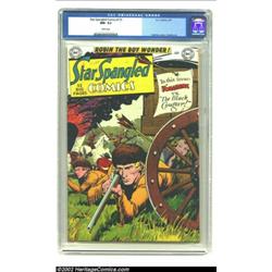 Star Spangled Comics #113 (DC, 1951) CGC NM- 9.2 White pages. The frontier hero Tomahawk had taken o