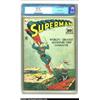 Image 1 : Superman #7 (DC, 1940) CGC VF+ 8.5 Cream to off-white pages. With bullets bouncing off his chest, Su