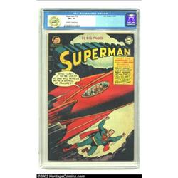 Superman #72 (DC, 1951) CGC VF+ 8.5 Off-white to white pages. Win Mortimer gets credit for the cover