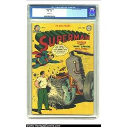 Superman #73 (DC, 1951) CGC FN 6.0 Off-white pages. It depends, of course, in part upon which decade