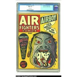 Air Fighters Comics Vol. 1 #8 Mile High pedigree (Hillman Fall, 1943) CGC NM+ 9.6 Off-white pages. T