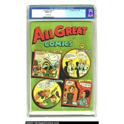 All Great Comics #1 (Fox, 1946) FN/VF 7.0 Off-white pages. This one-shot issue features Crazy House,