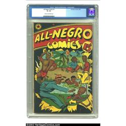 All-Negro Comics #1 (All-Negro Comics, 1947) CGC GD+ 2.5 Cream to off-white pages. In coins, stamp a