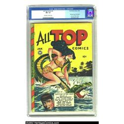 All Top Comics #9 (Fox Features Syndicate, 1948) CGC FN- 5.5 Off-white to white pages. Victor Fox wa