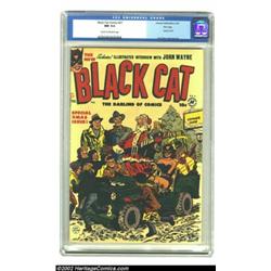 Black Cat #27 File Copy (Harvey, 1951) CGC NM 9.4 Cream to off-white pages. A Lee Elias' Christmas c