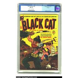Black Cat #28 File Copy (Harvey, 1951) CGC NM 9.4 Cream to off-white pages. The Black Cat gets a sid