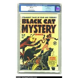 Black Cat Mystery #30 File Copy (Harvey, 1951) CGC NM 9.4 Cream to off-white pages. The number of Ha